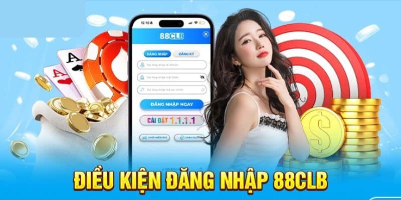 Chọn ô đăng nhập 88CLB để điền thông tin